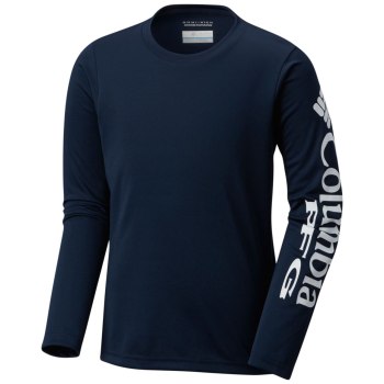 Columbia Sweater Jongens, PFG Terminal Tackle Long Sleeve Donkerblauw, 52WUHTIQN